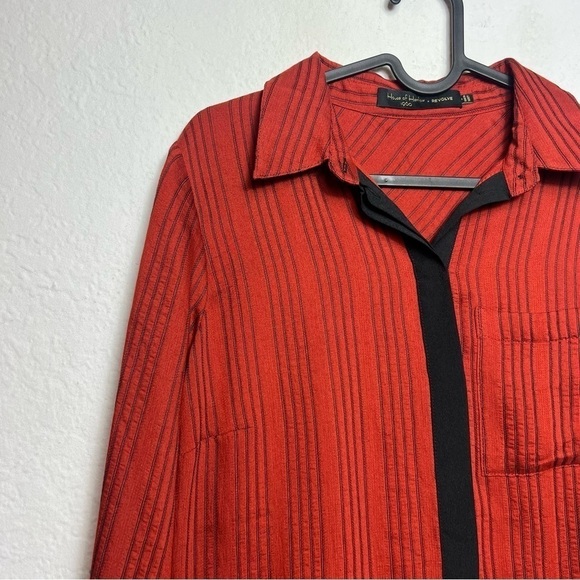 House of Harlow 1960 x REVOLVE Marie Blouse in Spice Red - Picture 9 of 12